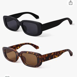 2x Rectangle Sunglasses